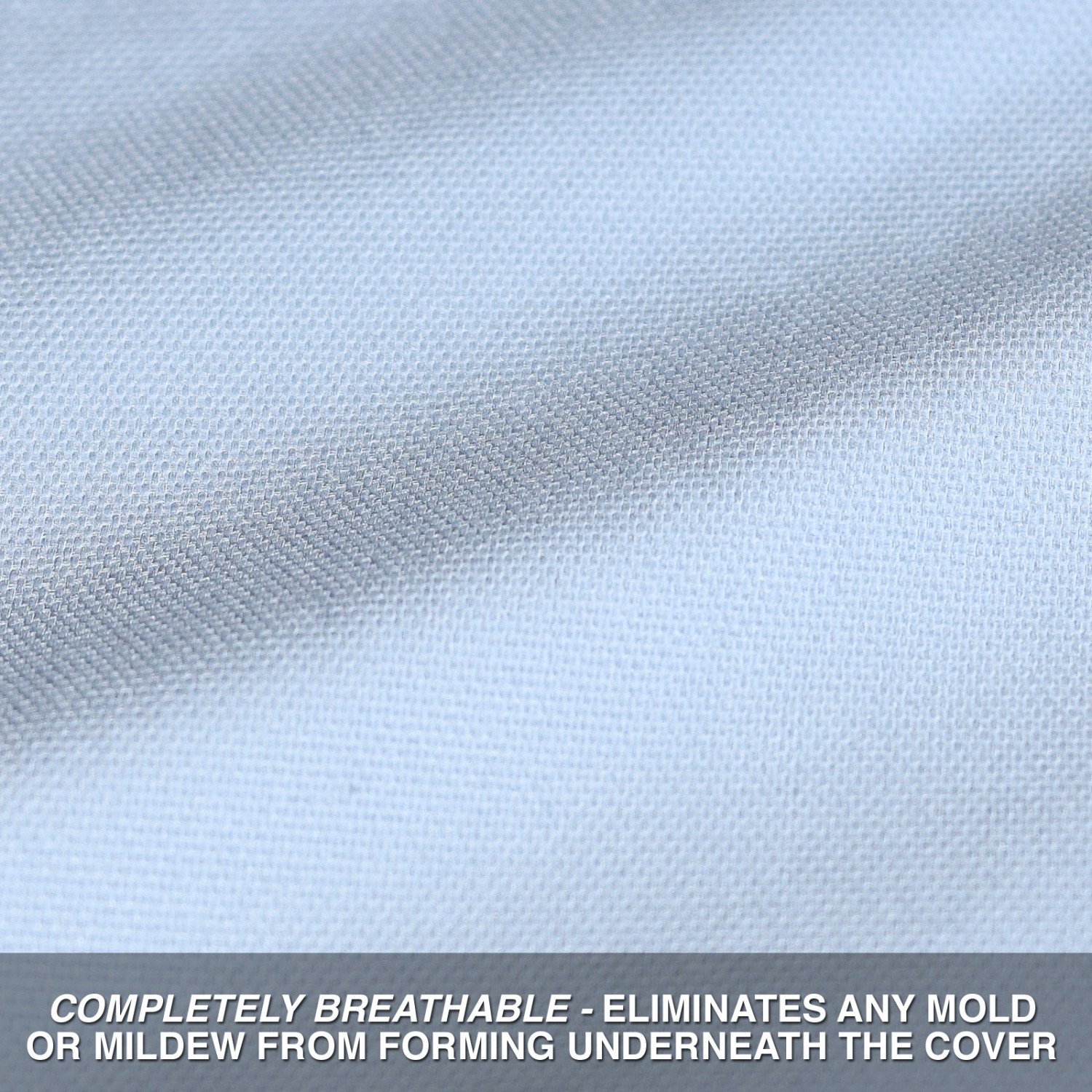 Budge B-150-X3 150 Denier V-Hull Boat Cover Silver 16'-18' Long (Beam Width Up to 90") Lightweight, UV Resistant, Gray - Image 5