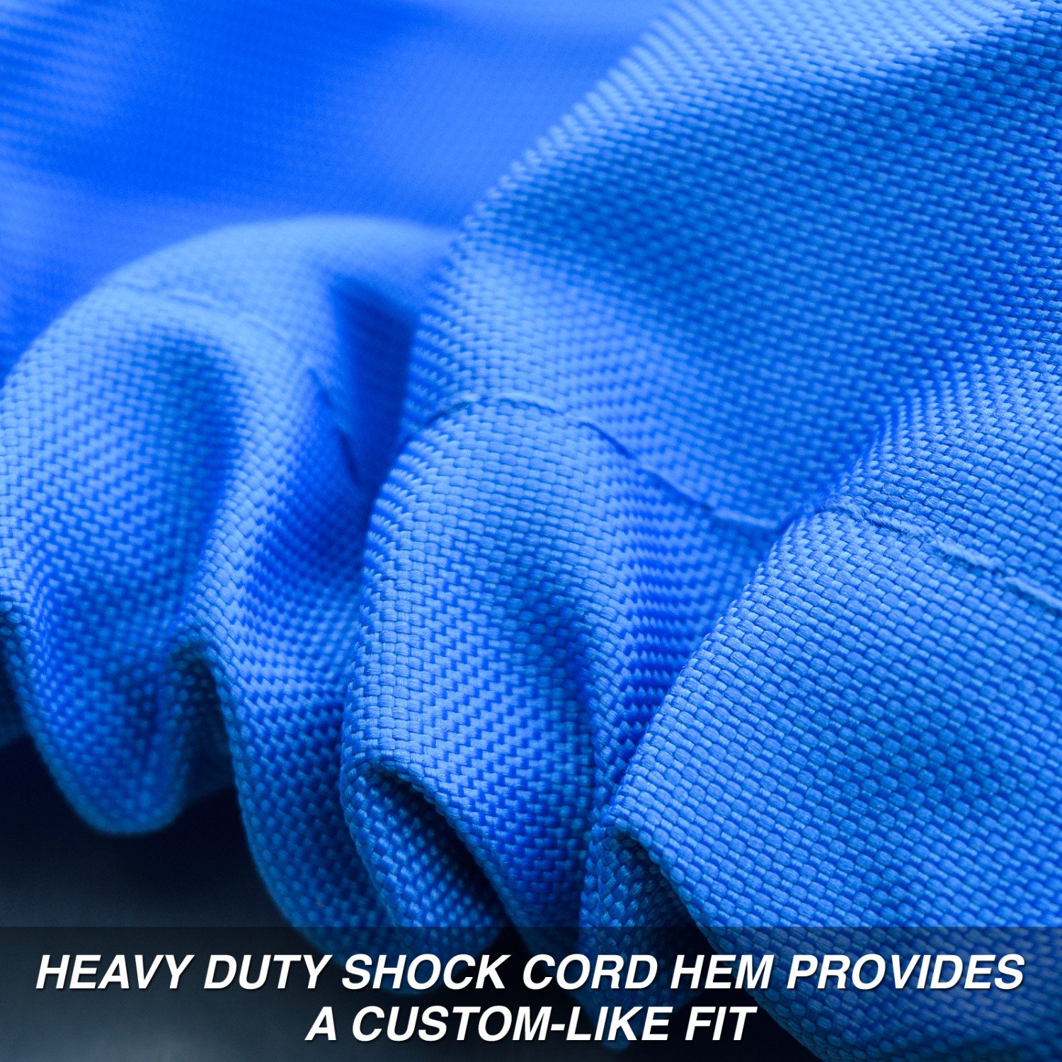 Budge 600 Denier Pontoon Cover Blue 17' - 20' Long (Beam Width Up to 110") Waterproof, UV Resistant - Image 4