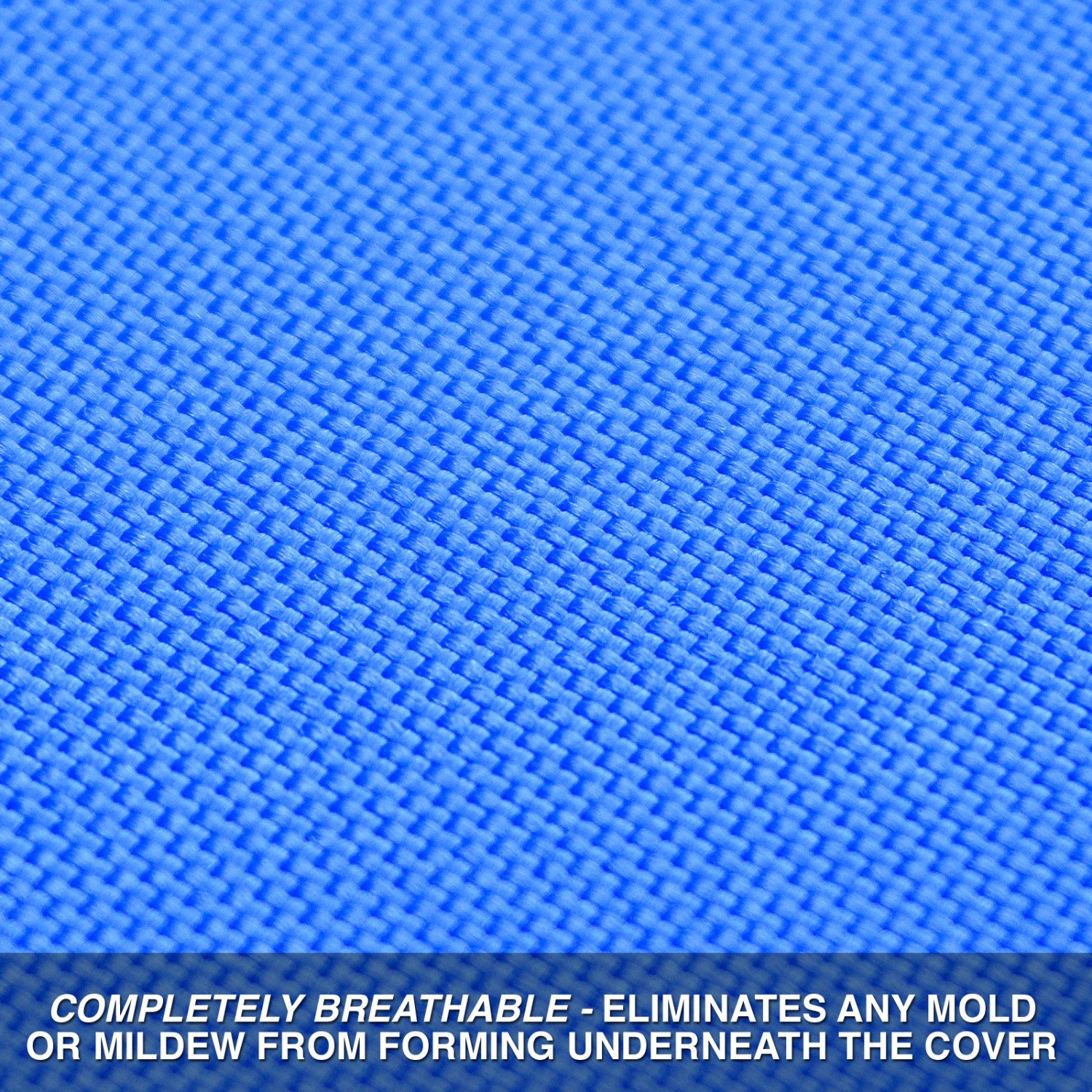 Budge 600 Denier Pontoon Cover Blue 17' - 20' Long (Beam Width Up to 110") Waterproof, UV Resistant - Image 5