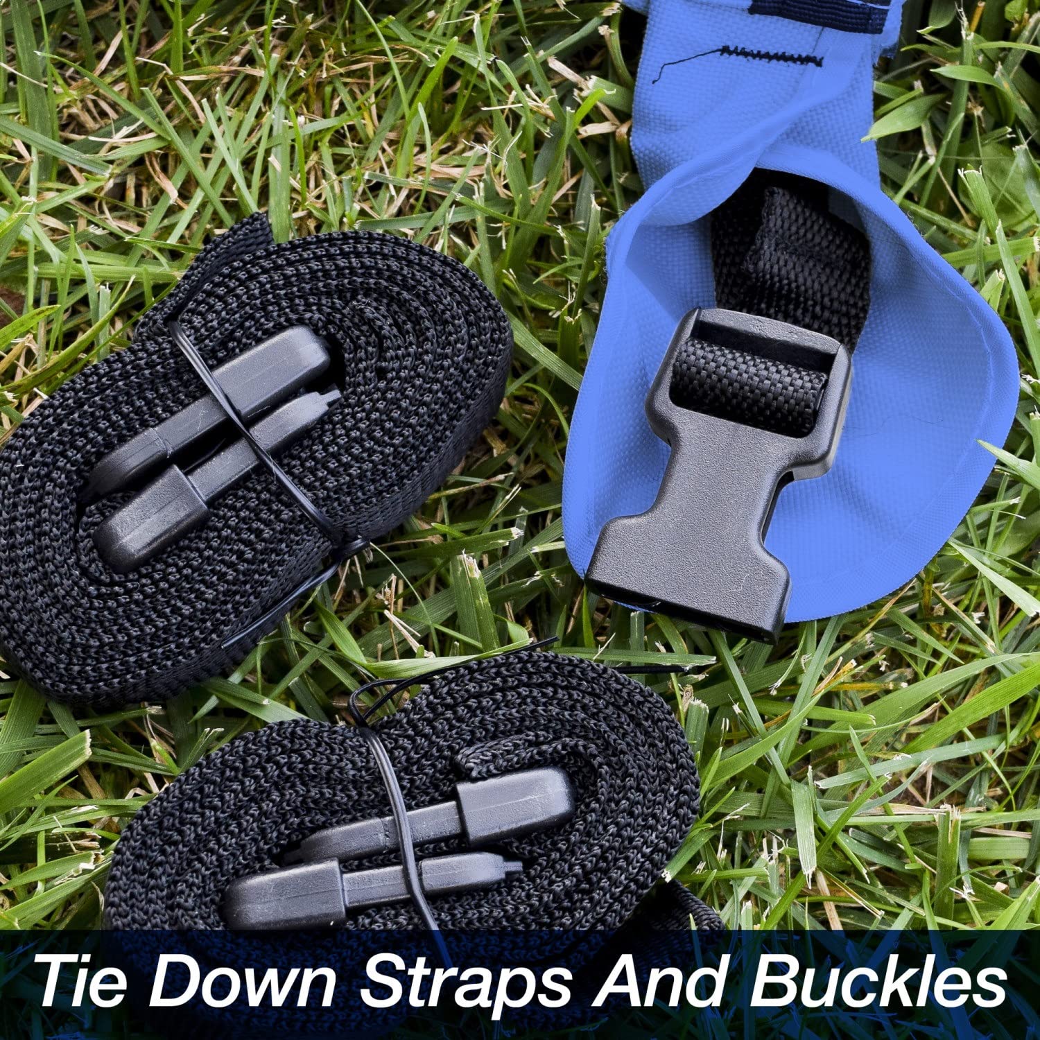 Budge BA-52 Jet Ski Cover Fits Jet Skis 116" to 135" Long, Blue - Image 4