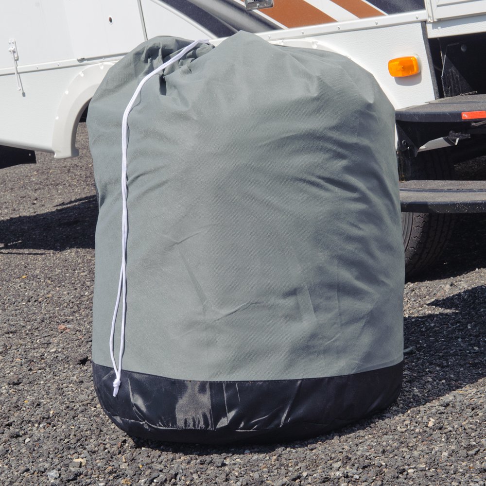 Budge Fifth Wheel RV Cover Fits Fifth Wheel RVs up to 26' Long (Gray, Polypropylene) (RVRB-41) - Image 5