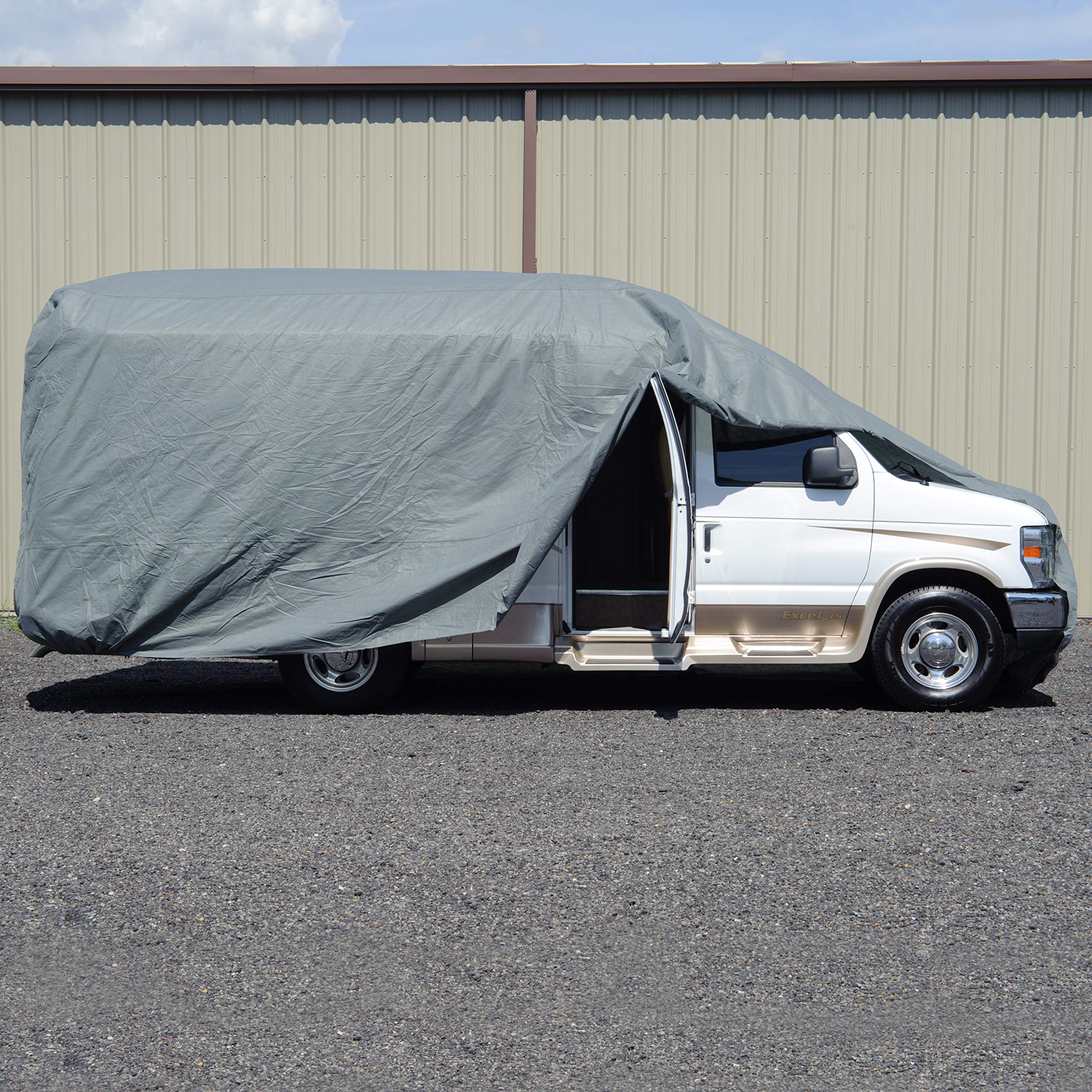 Budge Class B RV Cover Fits Class B RVs up to 19' 6" Long (Gray, Polypropylene), 234" L x 84" W x 96" H (RVRB-20) - Image 3
