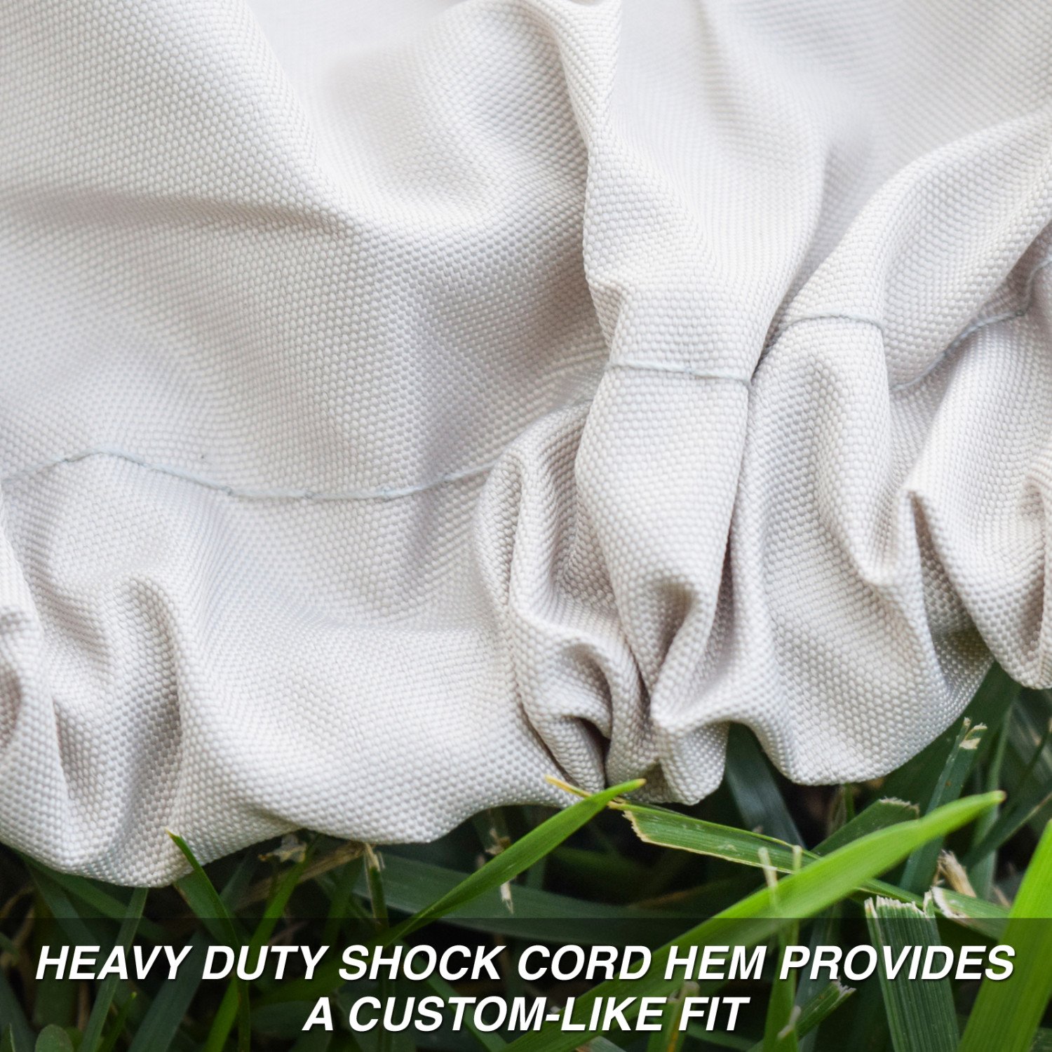 Budge P-300-1 300 Denier Pontoon Cover Gray 17' - 20' Long (Beam Width Up to 110") Lightweight, Waterproof, UV Resistant - Image 4