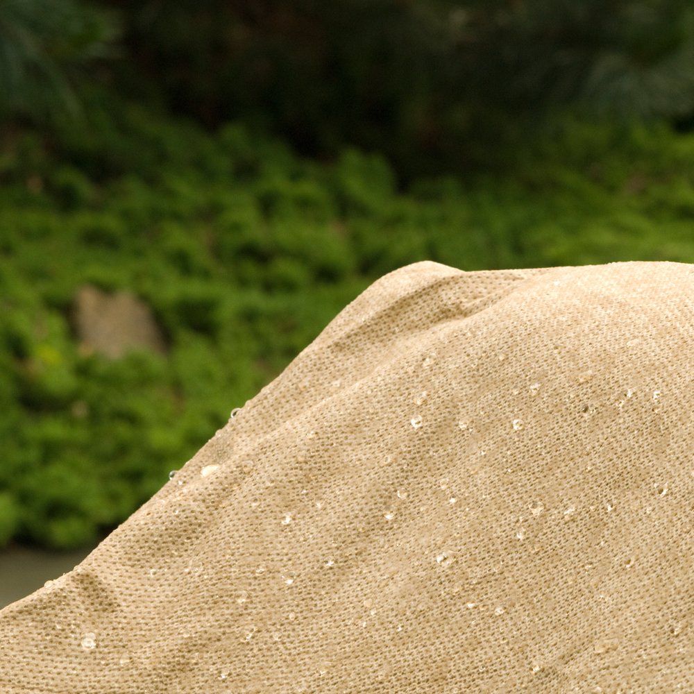 Budge P2A01SF1 All Seasons Double Patio Chaise Cover Lightweight, UV-Resistant, Tan - Image 4