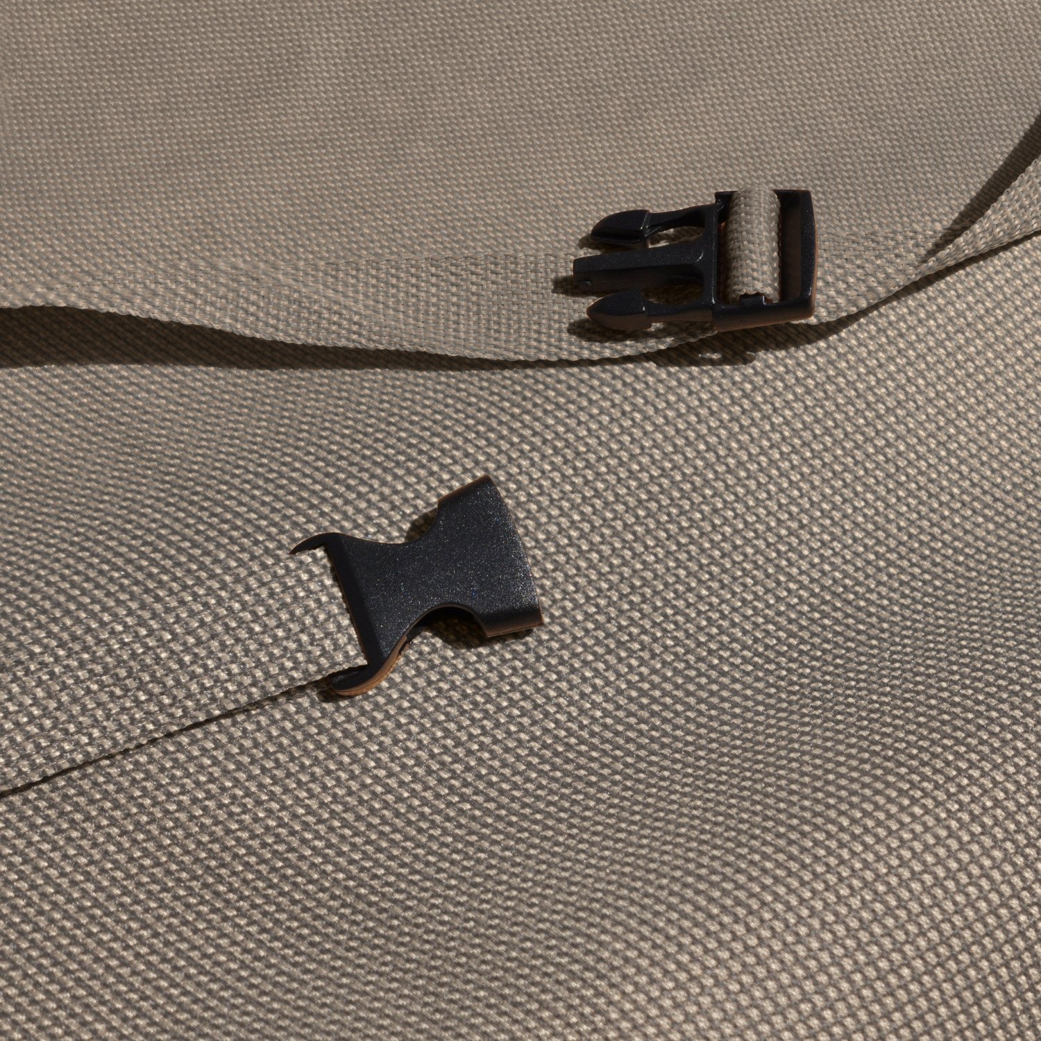 Budge English Garden Patio Stack Chairs & Barstool Cover, Waterproof & UV-Resistant Outdoor Furniture Cover, Fits Stacked Chairs up to 28" W x 27" D x 49" H, Tan Tweed - Image 5