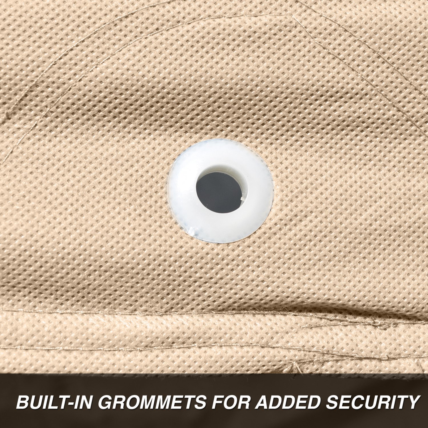 Budge Rain Barrier Cover Fits Sedans up to 22' Long | Waterproof | Breathable, Tan, 264" L x 70" W x 53" H (RSD-5) - Image 5