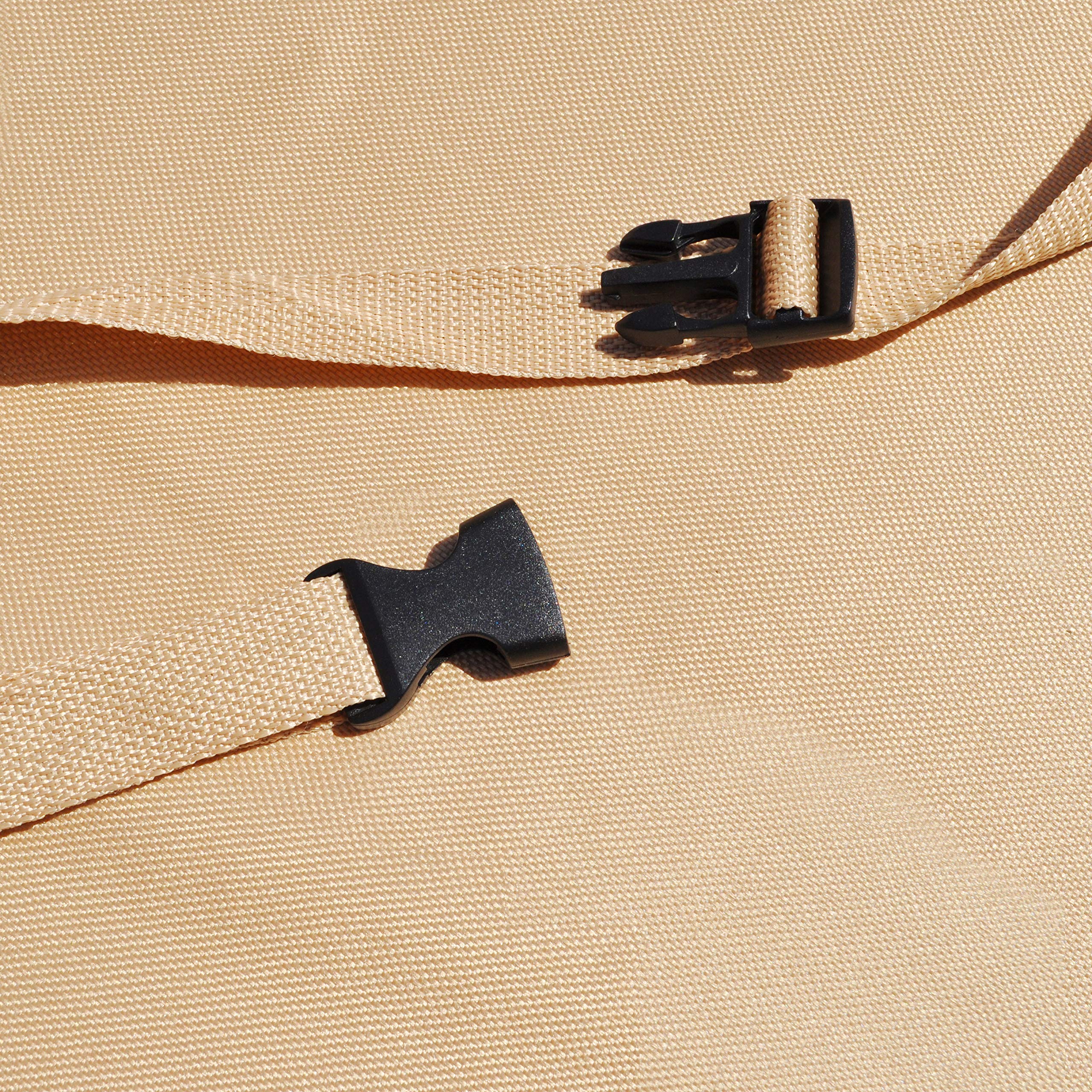 Budge Sedona Round Patio Table & Chairs Combo Cover, Tan, Large - Image 5