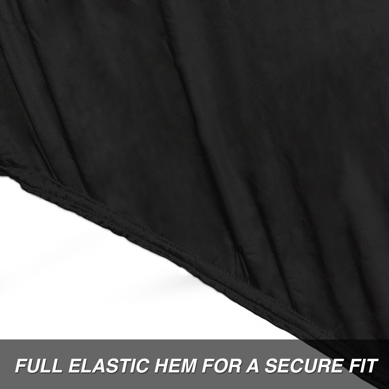 Budge Soft Stretch Motorcycle Cover Indoor, Black, Scratchproof, Universal Fit, Fits up to 114", Extra Large - Image 4