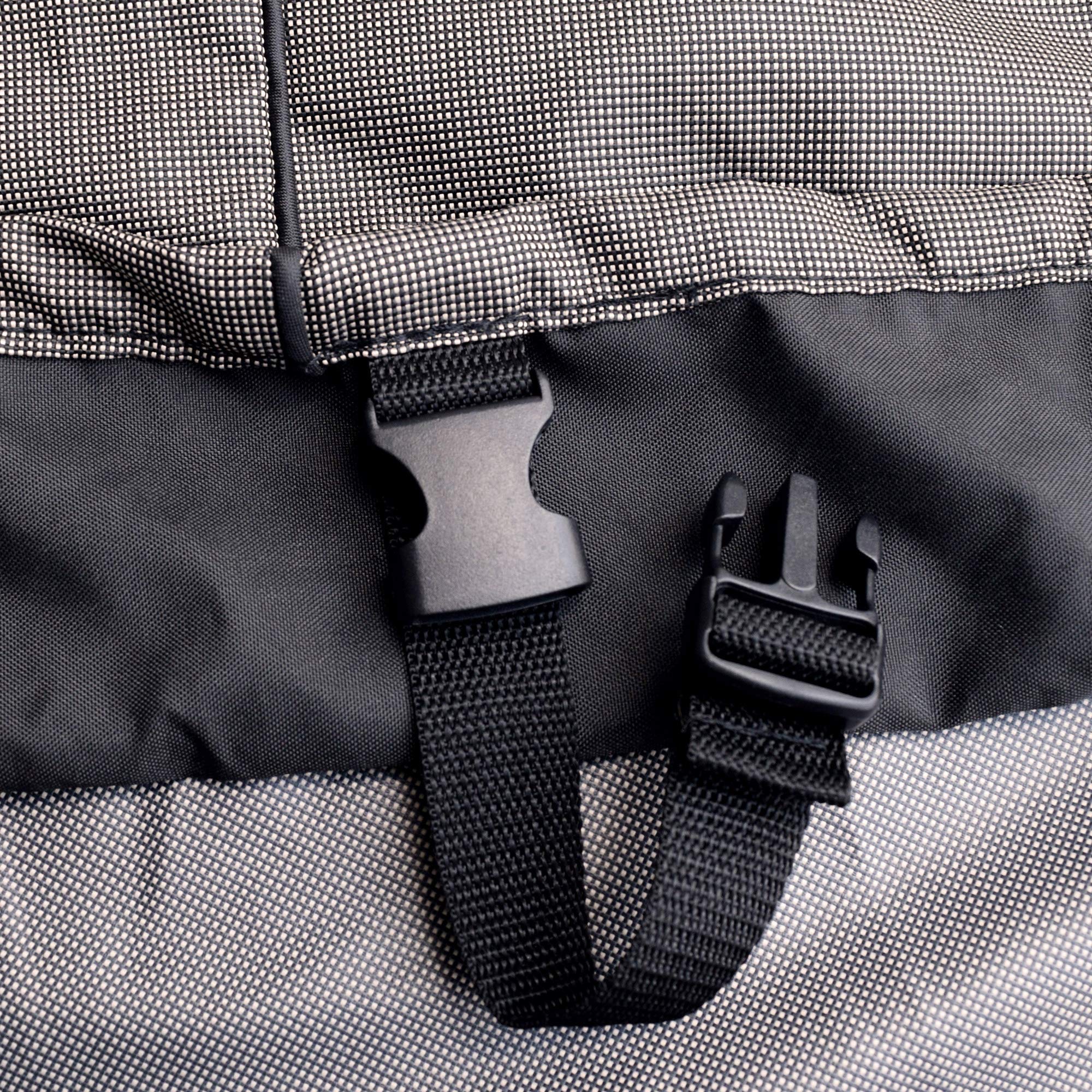 Budge P5A20PMNW2 StormBlock Mojave Oval Patio Table Cover Waterproof, UV-Resistant, Durable, Medium, Black Ivory - Image 9