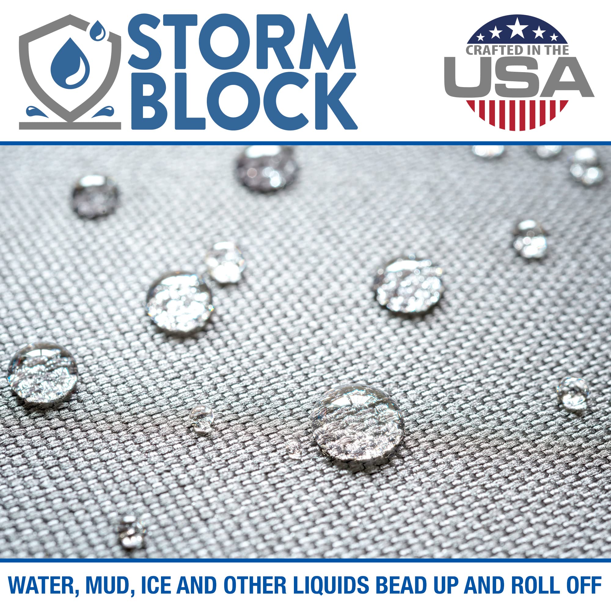 Budge StormBlock™ Plus Van Cover, 100% Waterproof, Ultimate Outdoor Protection, Dustproof, UV Treated Van Cover Fits Vans up to 216" L x 72" W x 72" H, Gray, Size 2: Fits up to 18' (RNWCVF2) - Image 3