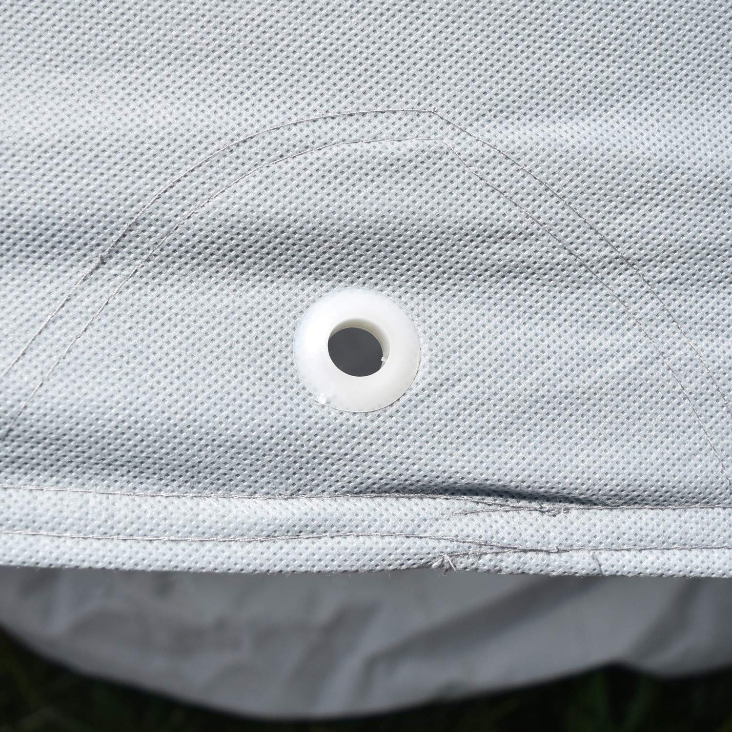 Budge VRB-3 Rain Barrier Van Cover, Outdoor, Waterproof, Breathable, Van Cover fits Vans up to 228” L x 72" W x 72" H, Gray, Size V3: Fits up to 19' - Image 4